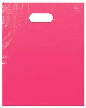 Bulk Pink Low Density Merchandise Bags 15x18in [set of 500]