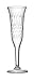 Fineline Settings Flairware Clear  5 oz. One Piece Champagne Flute 96 Pieces