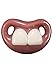 Billy-Bob All I Want for Christmas is My Two Front Teeth Products Baby Pacifier