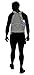 LISH Men's Court Advantage Tennis Backpack - Racket Holder Sport Bag for Tennis, Racquetball, Squash (Grey)