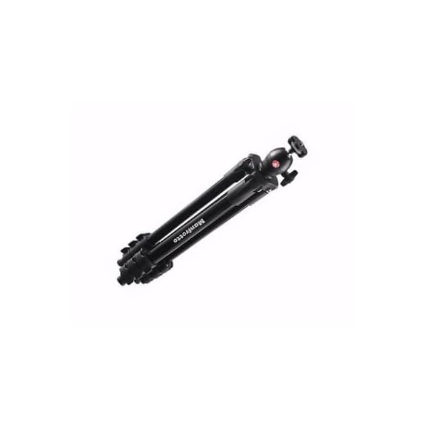 Manfrotto MKCOMPACTLT-BK Compact Light Dreibein-Stativ (Tragbarkeit: 2Kg) schwarz – Bild 3