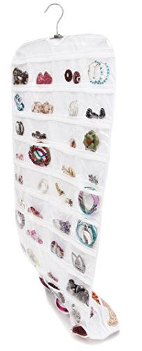 Closet complete ultra 80 pocket hanging jewelry organiz…