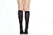 EABERN Women's Trouser Socks,Opaque Stretchy Nylon Knee High Dress Socks,6 or 12 Pairs-9-11-Black