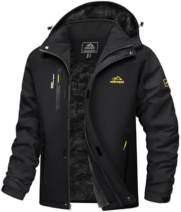Amazon.com: Zoofly Winter Jackets Mens Warm Fleece Windproof
