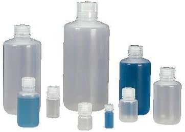 Nalgene 2006-9025 Polypropylene Copolymer Autoclavable Narrow Mouth Boston Round Bottle with Polypropylene Screw Type Closure, 8ml Capacity (Case of 72)
