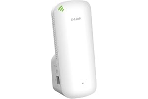 D-Link WiFi 6 Range Extender AX1800 Mesh Repeater and Signal Booster, Wall Plug in, Easy Setup, Smart Home Roaming, Ethernet 