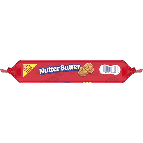 NUTTER BUTTER PEANUT BUTTER SANDWICH COOKIES, FAMILY SIZE, 16 OZ