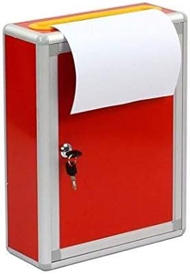 Hiyo Buzon De Correo Cuadrado De Acero Con Cerradura De Pared