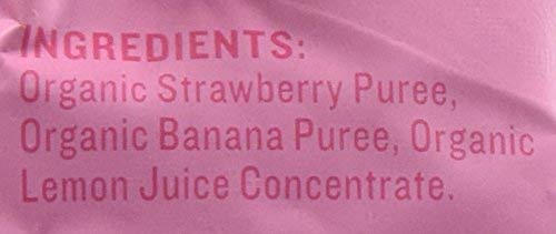 PETER RABBIT ORGANICS ORGANIC FRUIT SNACKS 100% PURE STRAWBERRY AND BANANA, 4-OUNCE (PACK OF 10)