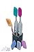 Izzy & Roo Silicone Toothbrush & Razor Covers - Great for Travel, College, Camp and Sleepovers! Protects from Bathroom Germs - Set of 6