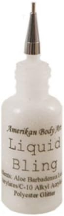 Amerikan Body Art Liquid Bling - Sparkle White (0.5 oz)