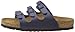 Birkenstock Women's Florida Soft Footbed Birko-Flor  Blue Sandals - 39 M EU
