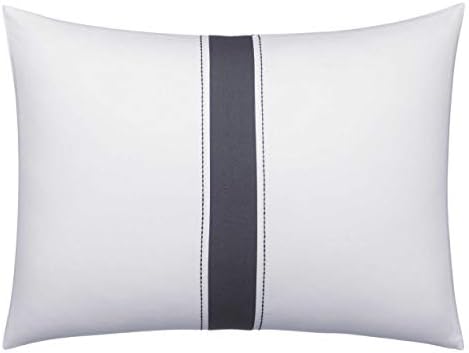 Amazon Com Vera Wang Zig Zag Throw Pillow 12x16 White Home