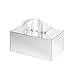 JackCubeDesign Overall Acrylic Mirror Rectangle Tissue Box Holder Case Storage Case Stand Box Napkin Holder Organizer (9.53 x 5.63 x 4.33 inches) - MK219B