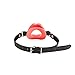 Beauty7 Silicone Soft Lips Shape Open O Ring Mouth Gag Adjustable PU Leather Belt Straps On BDSM Bondage Head Harness Restraints Gear Kits Fetish Couple Adult Oral Sex Game Toy Peach Pinkthumb 4