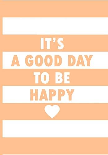 2018 Planner Weekly Monthly, Calendar Schedule Organizer: Planner Notebook with Inspirational Quotes on Each Weekly Spread, Diary 2018 for Women, Apricot Stripes
