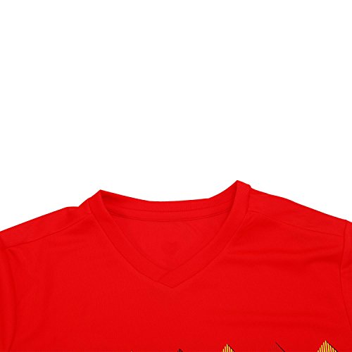image for TOOGOO World Cup Men Sportswear Soccer Belgium Shirt Breathable Short 