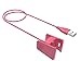 BeneStellar Fitbit Charge 2 Charger, Replacement Charger Charging Cable or Charging Cord for Fitbit Charge 2 Heart Rate and Fitness Wristband (2-Pack 1.8ft Black+Pink)