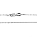925 Sterling Silver .8MM Cable Chain Lobster Claw Clasp 16-30