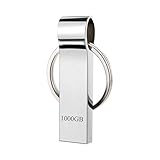 Erasky 1000GB USB Flash Drive Waterproof USB Thumb Drive Storage Memory Stick Keychain Design