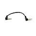RIIPOO 3.5mm AUX Audio Cable - 2-Pack 15cm Double 90 Degree Angle 1/8