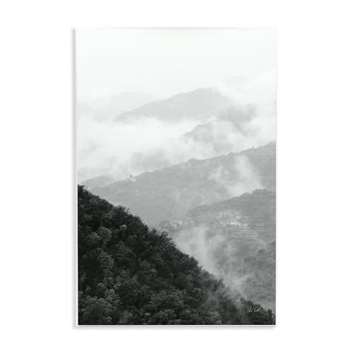 Stupell Industries Morning Mist Forest Wall Plaque Art design by Deborah Revell…