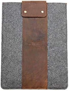 LEATHERCORE 13.3 Inch Compatible Handmade Cow Leather and Felt Padded Incase Sleeve for MacBookAir 13.3 2018| MacBook Pro 13 | HP Spectre 13 Inch Lenovo Yoga 13 Inch Microsoft Surface Book 2 13 Inches