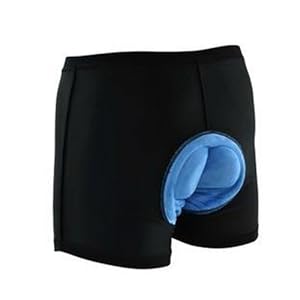 自転車 ジェル パッド 付 インナー ウェア パンツ メッシュ 青