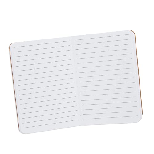 12 Pack Kraft Paper Motivational Notebooks, Bulk Set Lined A6