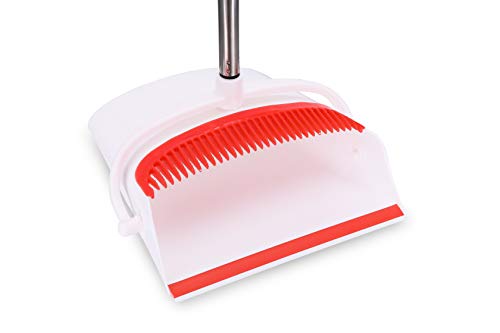 image for Templo Broom and Dustpan Set - Self-Cleaning Broom Bristles - Ideal Ki