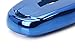 iJDMTOY Blue Metallic Chrome Finish TPU Key Fob Protective Cover Case Compatible with 2016-up Camaro Cruze Spark Volt, 2017-up Malibu Bolt Sonic Trax, etc