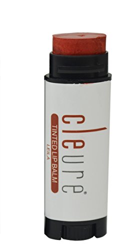 Cleure Hypoallergenic Tinted Lip Balm for Sensitive Skin | Formaldehyde - Paraben - Salicylate - Phthalates - Petrolatum - Gluten - Fragrance - Flavor Free | Made With Organic Beeswax | Leila, 0.15 Oz