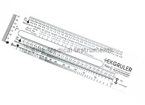 EMI EKG Ruler # 422 EKG Pocket Reference Guide – Electrocardiogram ...
