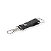 Valet Keychain - Full Grain Leather - Black Onyx (black)