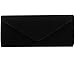 Jubileens Wedding Evening Party Velvet Clutch Bag Retro Envelope Cross Body Handbag (black)