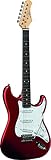 EKO S-300 Electric Guitar - Chrome Red