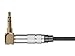 Monolith Dual 2.5mm to 3.5mm Headphone Cable - 6 Feet - Black With Braided Auxiliary Audio Cord Works With M1060, M1060C, M565, M565C Black/Silver