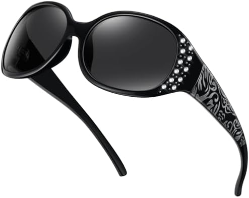 Polarized Butterfly Sunglasses for Women UV400 Driving Golf Amazon.com: LVIOE Women main image 4