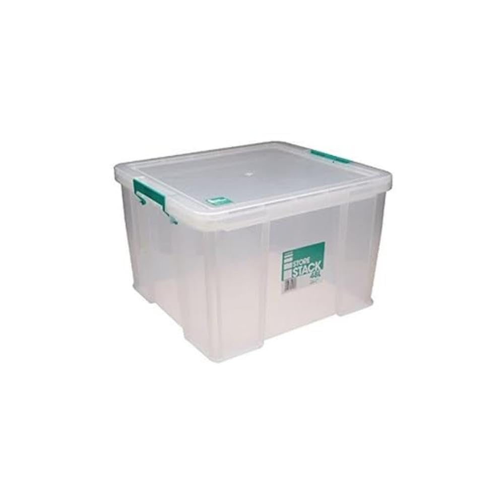 StoreStack 48 Litre Storage Box W490 x D440 x H320 mm Clear RB90125