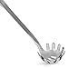HornTide Stainless Steel Pasta Server Set 1x 9-inch Serving Tongs 1x 12-inch Spaghetti Claw Teethed Ends Design Kitchen Tools