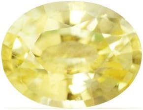 1.08 Carat Untreated Loose Yellow Sapphire Oval Cut