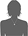 Amazon Collection Platinum Plated Sterling Silver Snowflake Pendant Necklace set with Swarovski Zirconia (1.5 cttw)