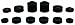 Prothane (6-108-BL) 80-96 Ford F100/350 2/4wd Body Mount - Black