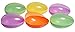 Prextex Jumbo, Plastic Easter Egg Containers in Assorted Colors- Set of 6