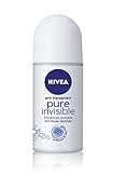 Nivea Pure Invisible Antiperspirant Deodorant Roll-On 50 ml (3 Pack)
