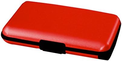 Atomic Charge Wallet Larger Battery + Longer Charging Cable by BulbHead - iPhone/Android Compatible with RFID Blocking Technology (Red Deluxe)