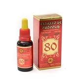 2 Units Polenectar Brazil Premium Bee Propolis Anti-Bacterial Extract WF80 Wax Free 80 30 ml By JLBrazil