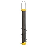 Droll Yankees CJTHM23Y New Generation Finch Flocker Feeder 8-Port, 23-Inch, Yellow