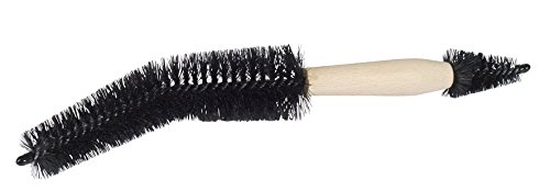 Redecker bicycle & motorbike brush with untreated beechwood h…