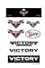 Victory Motorcycle Sticker Set